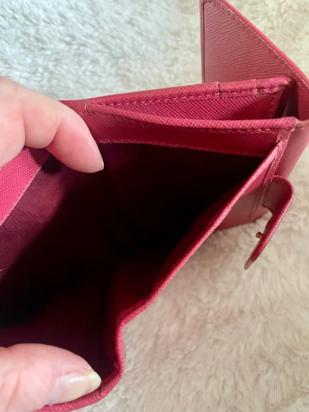 PRADA Saffiano Leather Wallet